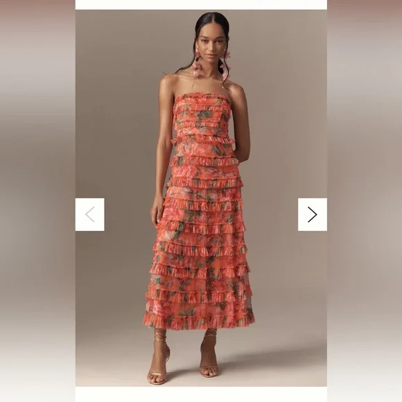 Mac Duggal | Dresses | Mac Duggal Strapless Tiered Ruffled Aline Midi Dress | Poshmark Mac Duggal | Dresses | Mac Duggal Strapless Tiered Ruffled Aline Midi Dress | Poshmark